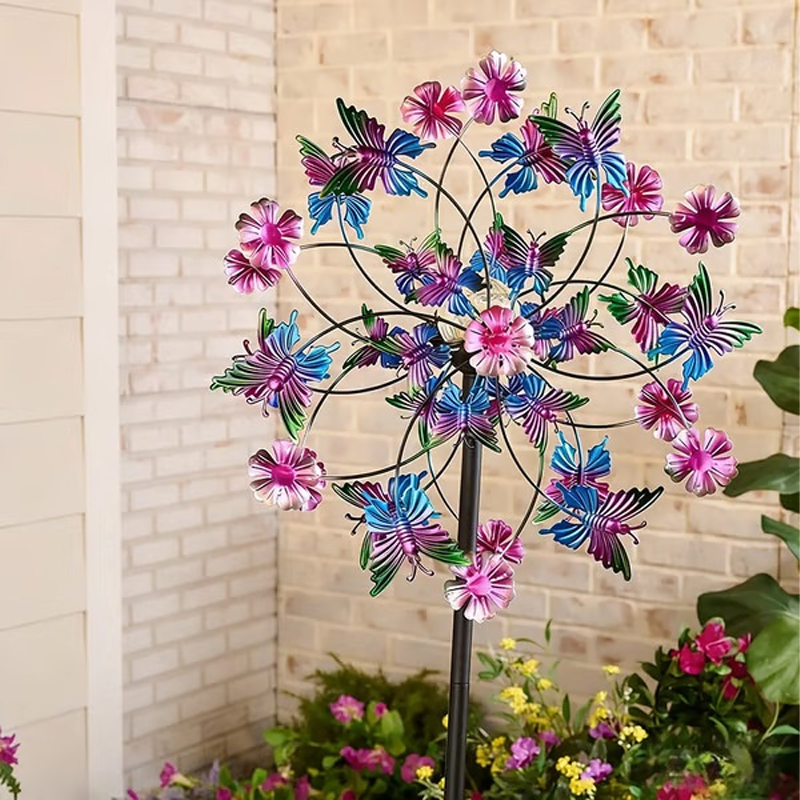 Kinetic Wind Spinner Garden – Rotating Garden Decoration