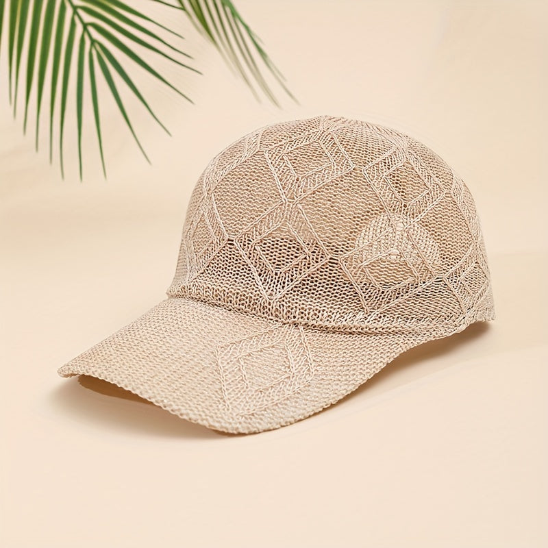 Baseball cap with mesh structure – breathable and adjustable