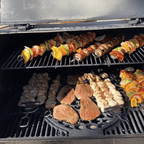 Grill Skewer Set with Scraper (Set of 3)
