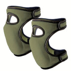 Ergonomic garden knee pads with adjustable straps
