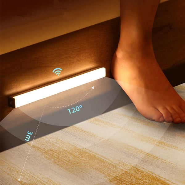 LED-Sensorlampe mit Bewegungsmelder und USB-Aufladung
