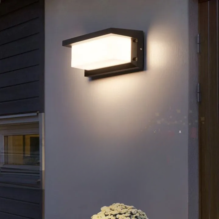 LED-Außenwandleuchte mit Bewegungsmelder IP65 wasserdicht