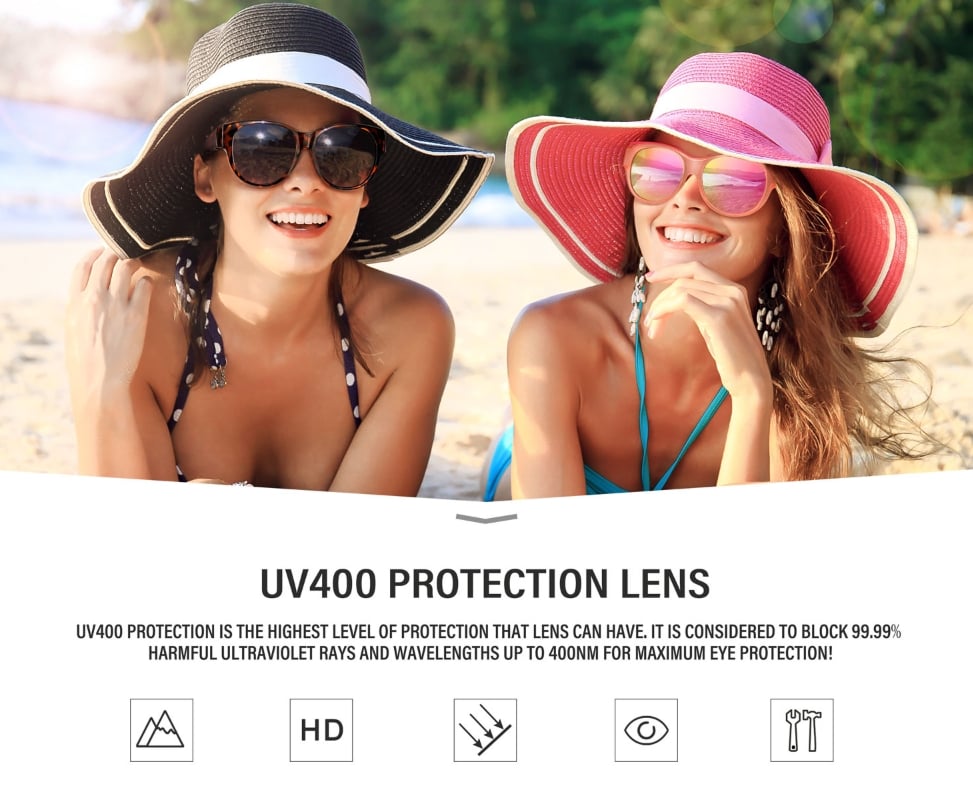 Sunglasses with Polarized Lenses – Cat-Eye Style