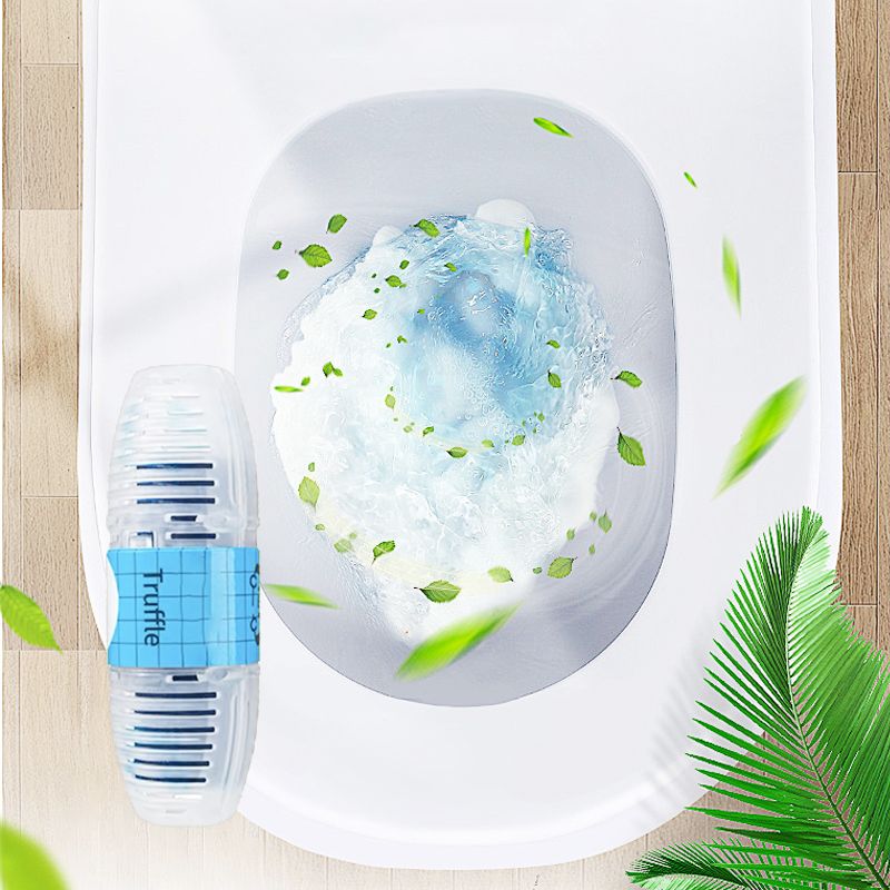 Toilet cleaning capsules with fragrance release