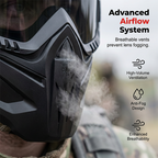 Multifunctional face protection for welding and motorcycling