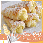 Horn-Shaped Pastry Molds Set – Bake Crispy Cream Rolls at Home