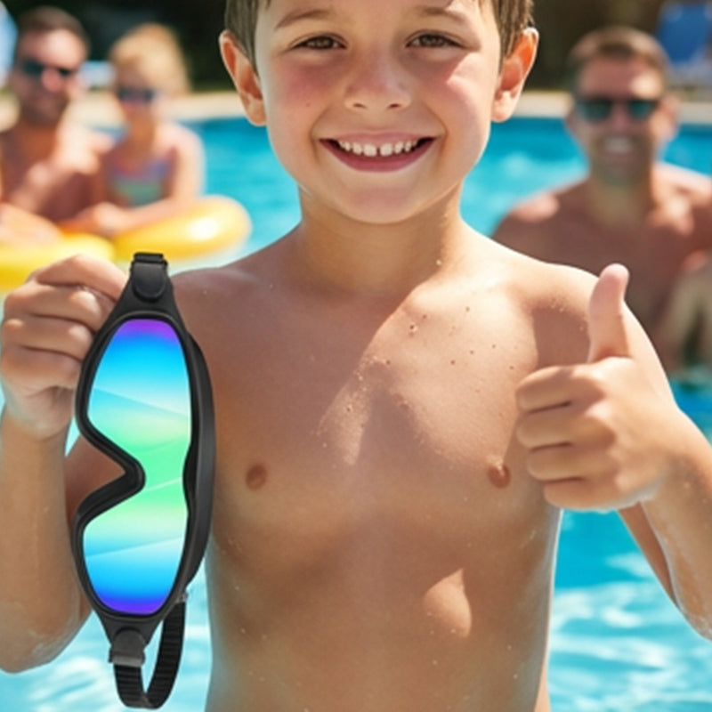 Schwimmbrille Anti-Beschlag mit Ohrstöpseln - 2er-Set