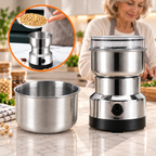 Elektrische Gewürzmühle Edelstahl 300 ml
