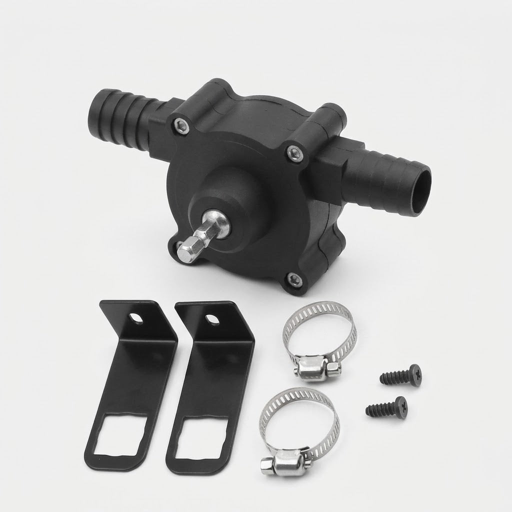 Self-priming drill pump, 20–30 l/min, connection Ø 19 mm