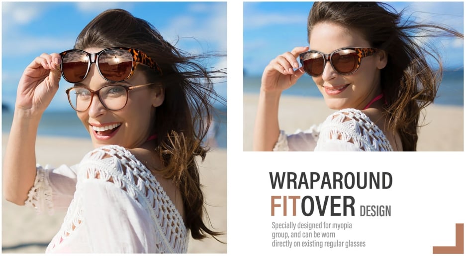 Sunglasses with Polarized Lenses – Cat-Eye Style