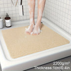 Non-slip shower mat with loofah texture – quick-drying