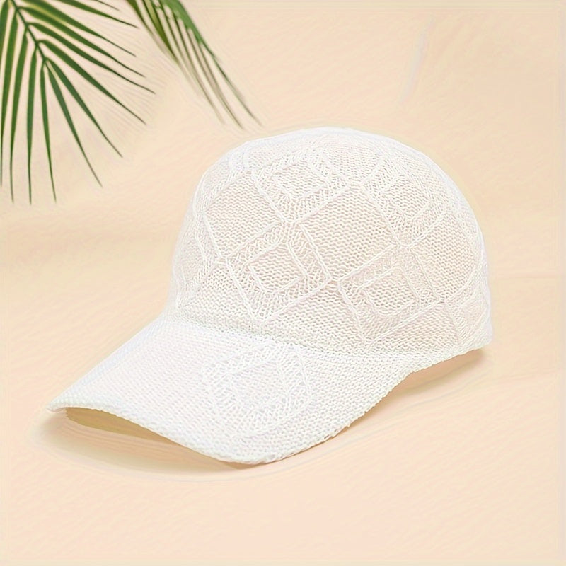 Baseball cap with mesh structure – breathable and adjustable