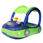 Baby Schwimmsitz mit Sonnendach – Aufblasbar mit Spielzeug