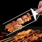 Grill Skewer Set with Scraper (Set of 3)