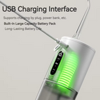 Electric oral irrigator with 3 pressure settings