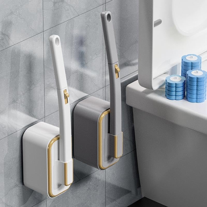 Einweg-Toilettenbürste mit Wandhalterung