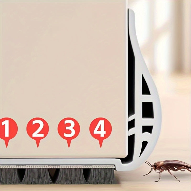 Adjustable door seal against drafts and heat loss