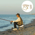 Klapphocker Outdoor Edelstahl – Leicht & Kompakt