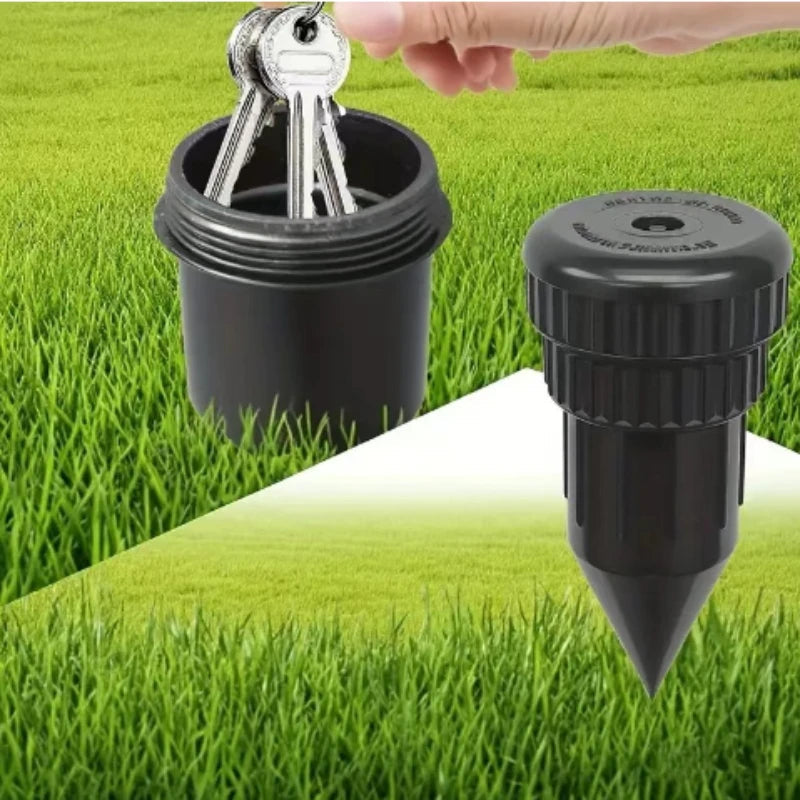 Garden Key Safe in Sprinkler Design