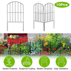 Gartenzaun Edelstahl 10 Paneele flexibel für Beeteinfassung