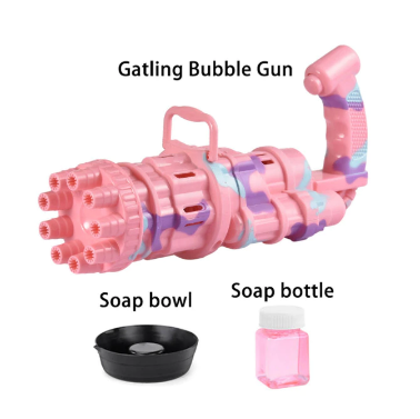 Bubble machine with various modes and colors