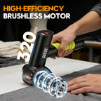 Cordless cutting tool for fabrics and leather