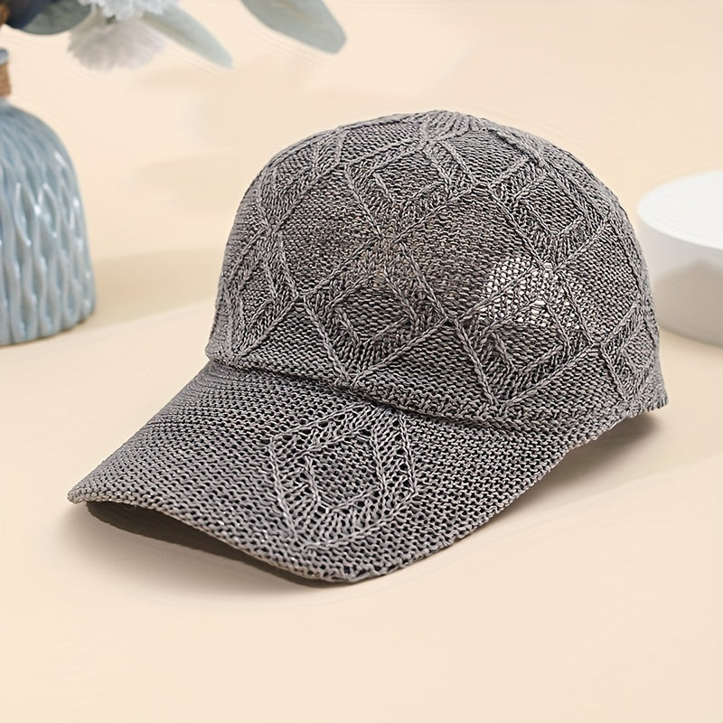 Baseball cap with mesh structure – breathable and adjustable