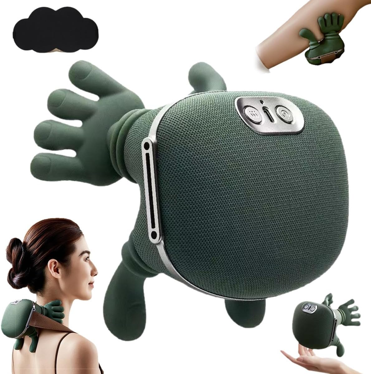 Nackenmassagegerät mit 4D-Shiatsu und Wärmefunktion