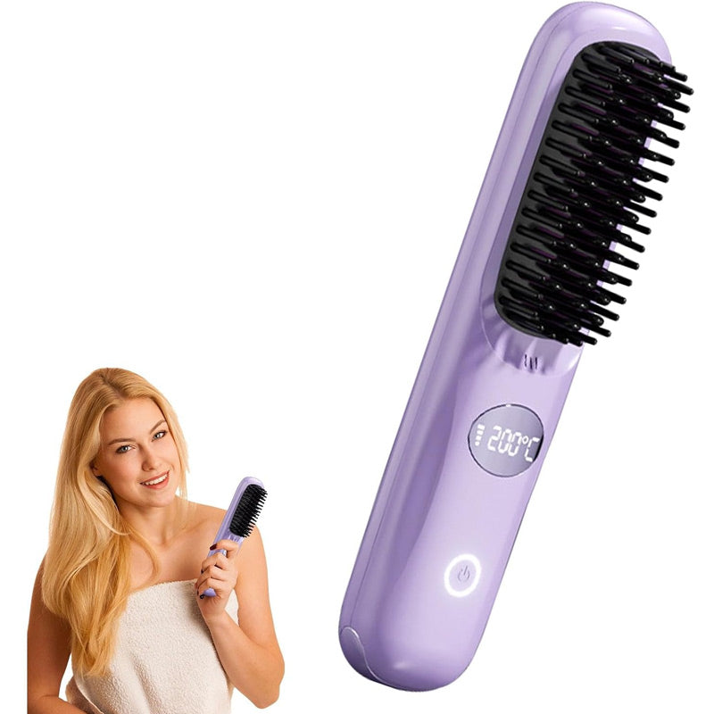 Cordless Hair Styling Brush with Ion Technology