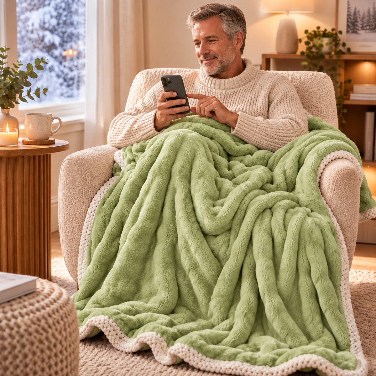 Kuscheldecke Plüsch Flauschig – Weich und Warm für kalte Nächte