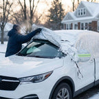 Winter waterproof SUV car cover - half cover against snow, ice and frost