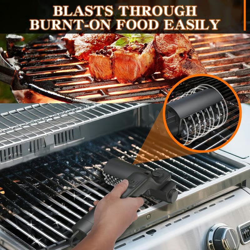 Elektrische Grillbürste Wiederaufladbar – Schnelle Reinigung -   Mivoza Deutschland