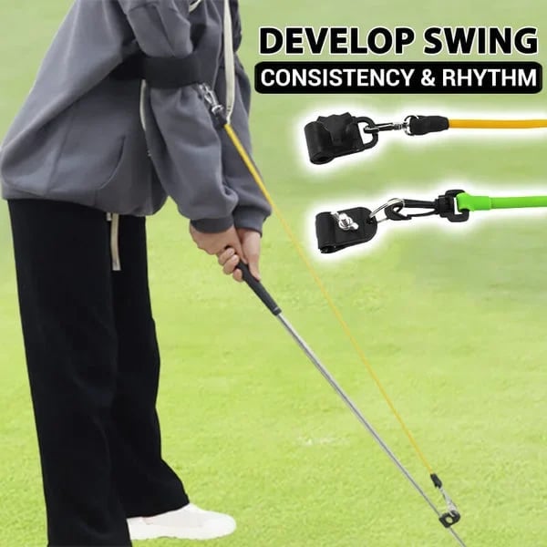 Golf Trainingsgerät mit Widerstandsband
