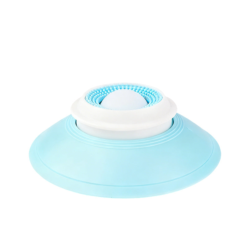 Bowl with floating ball for slow feeding