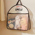 Mesh storage bag with cute animal motifs – foldable