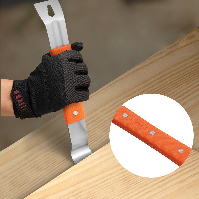 Break-off bar with non-slip grip – versatile tool