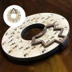 Chord Wheel Wood for Music Theory and Melodies