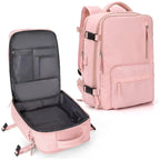 Travel backpack 35 L with USB port and shoe compartment