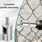 Wire tensioner for 9-gauge wire – drill attachment made of hardened steel