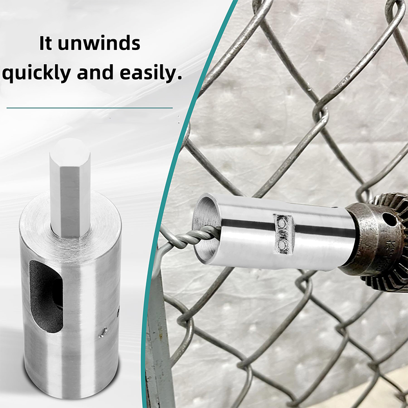 Wire tensioner for 9-gauge wire – drill attachment made of hardened steel