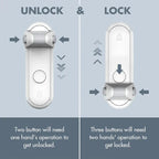Child Safety Lock – No Drilling, Sticks in Seconds