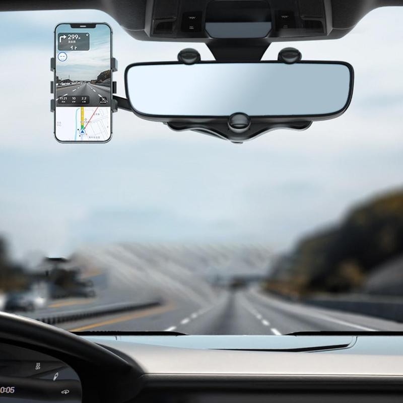 Phone holder rearview mirror – Secure view at eye level