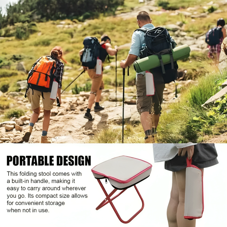 Klapphocker Outdoor Edelstahl – Leicht & Kompakt