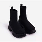 Chelsea Boots Damen mit dicker Sohle