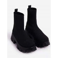 Chelsea Boots Damen mit dicker Sohle