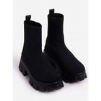 Chelsea Boots Damen mit dicker Sohle