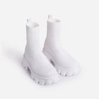 Chelsea Boots Damen mit dicker Sohle