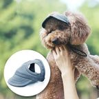 Hundecap mit UV-Schutz und verstellbarem Riemen
