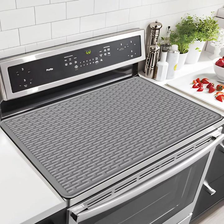 Stove cover plate silicone non-slip heat resistant up to 260°C