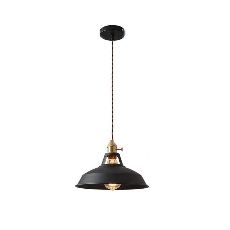 Pendelleuchte Industrial mit Metallschirm